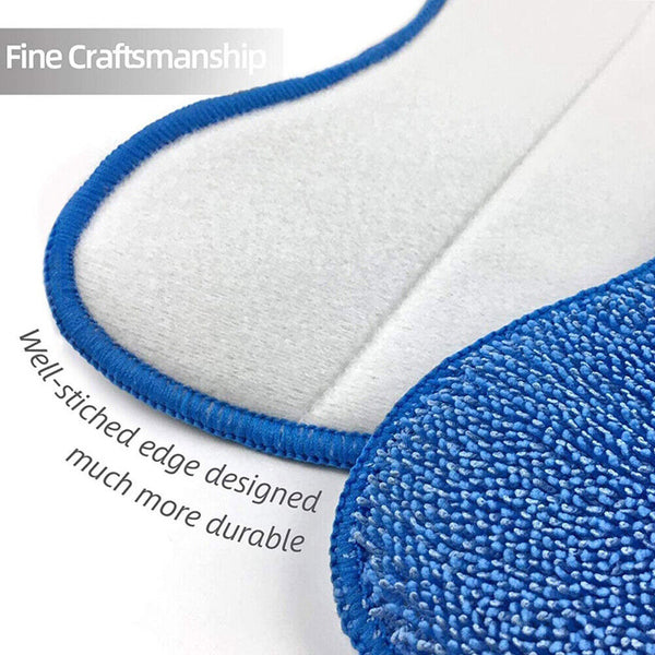 Washable for VAX S86-SF-CC Blue Steam Mop Cleaning Triangle Pads Microfibre