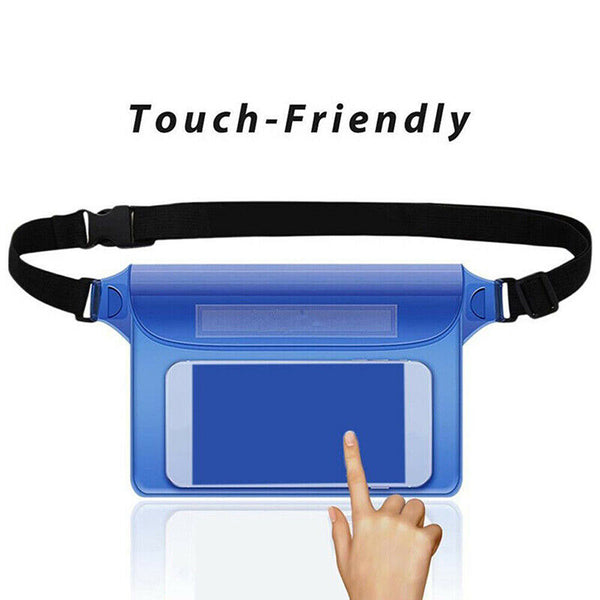 Waterproof Underwater Waist Belt Bum Bag Beach Swimming Boating Dry Phone Pouch