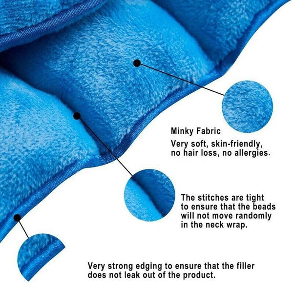 Microwavable Heated Neck Shoulder Back Warmer Heating Pad Machine Washable