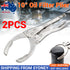 2x 10" Adjustable Car Oil Filter Plier Wrench Plier Spanner Removal Tool Filter