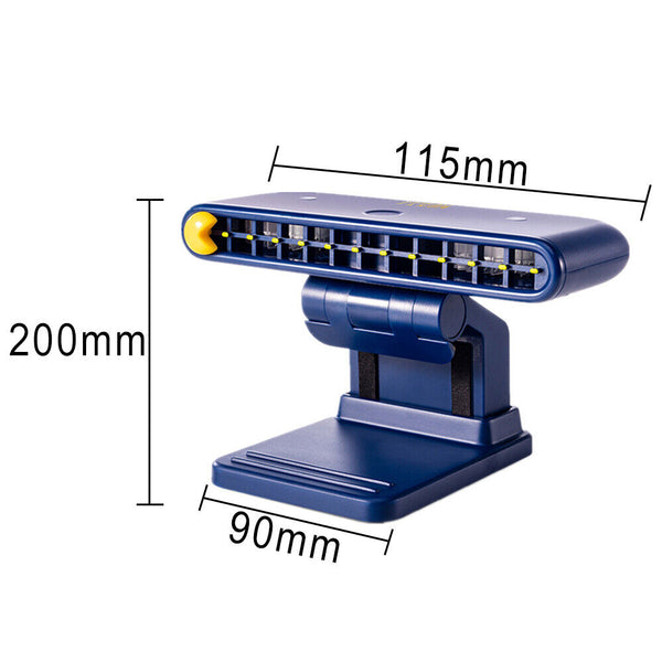 Clip USB Cooling Air Cooler Rack Desk Phone Holder Portable Fan Rechargeable