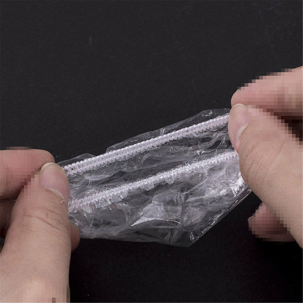 100PCS Bath Clear and Disposable for Dyeing Hair Salon Waterproof Ear Cover