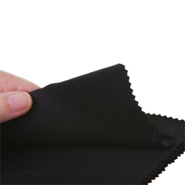 10PCS Microfiber Cleaning Cloths Cotton Suede Useful Silver Polishing Cloth NEW