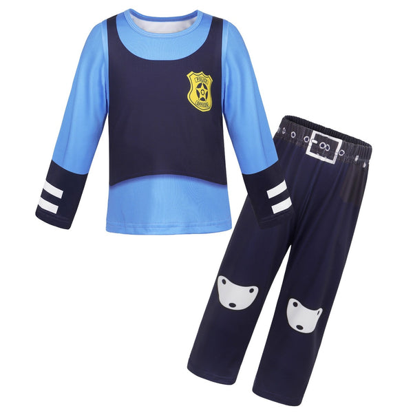 Zootopia Judy Hopps two-piece police costume set for kids - Lets Party
