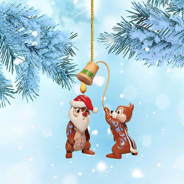 Christmas Tree 2D Disney Acrylic Ornaments Xmas Pendants Hanging Kids Gift DecOD