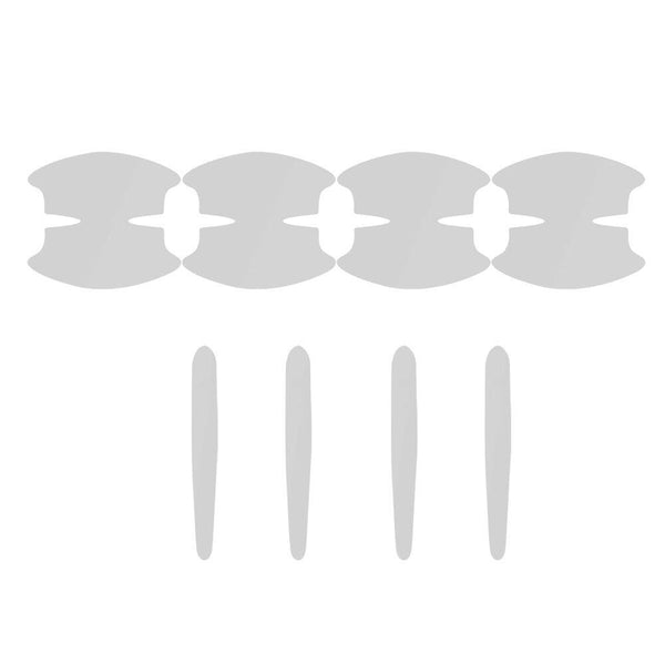 8PCS Clear Car Door Handle Bowl Sticker Anti-scratch Film Protector Accessories