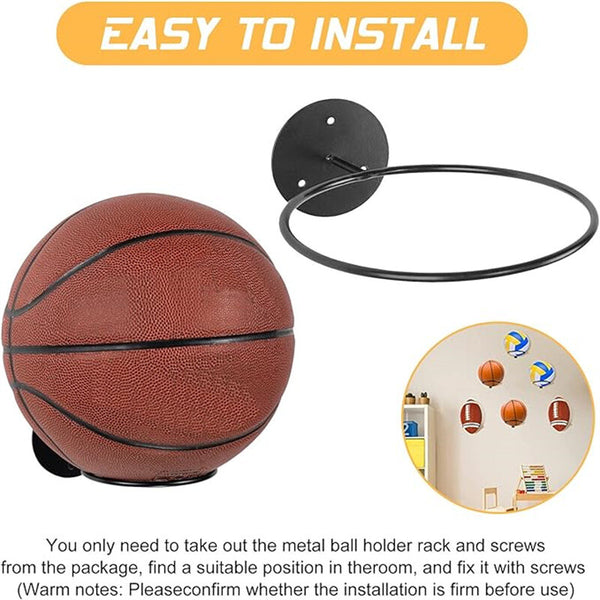 2 Pack Wall Mount Ball Holder