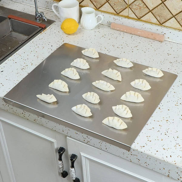 Stainless Steel Cutting Board Kitchen Chopping Multi Purpose Large Non Slip New