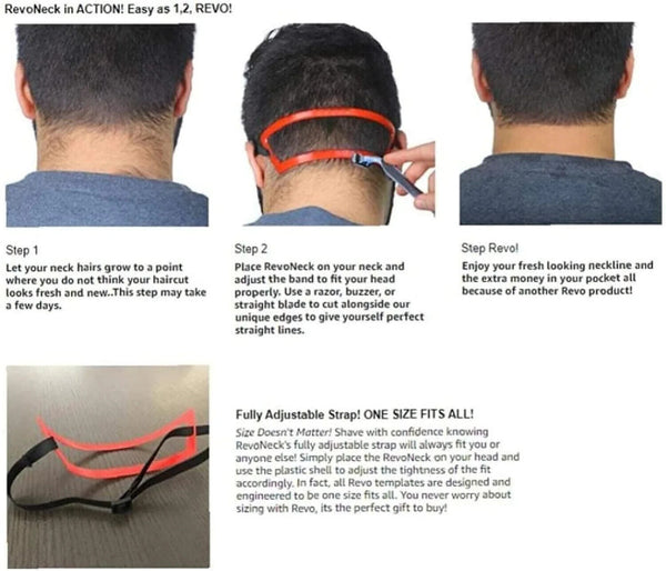 Hair Cutting Guide Neckline Shaving Template DIY Fade Guide Barber Accessories