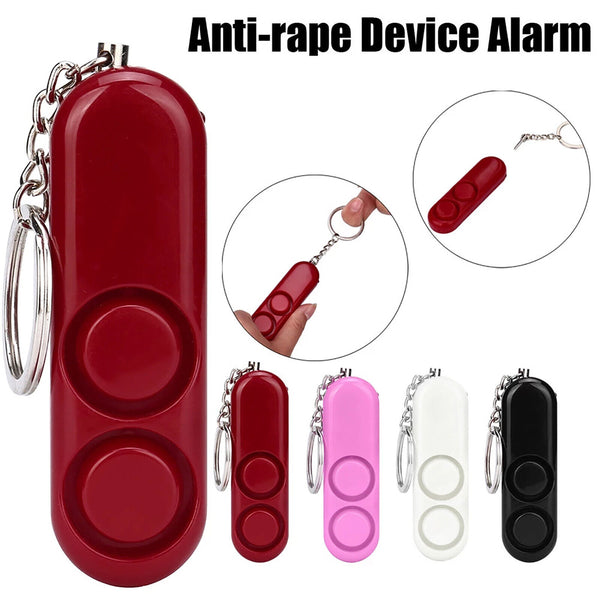 120db Personal Alarm Safety Keychain Panic Security Emergency Torch Keyring AU