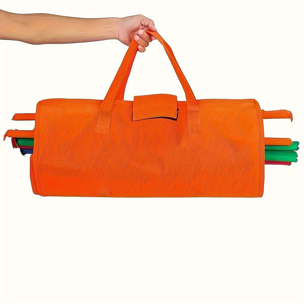 4-Pack Reusable Grocery Shopping Cart Bags with Handles | Supermarket Trolley Organizer Set