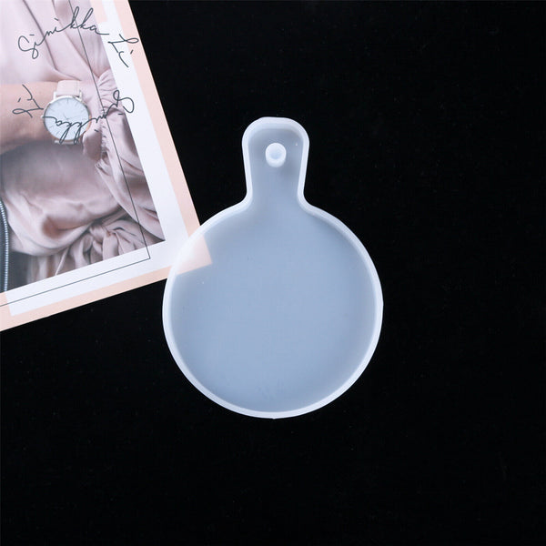 Silicone Coaster Resin Casting Mold Epoxy Fruit Tray Plate Mould Craft Handle AU
