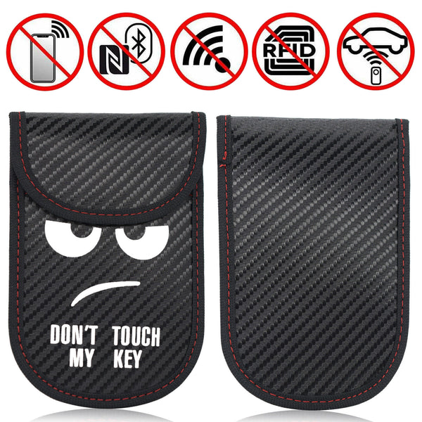 2x Car Key Signal Blocker Case Faraday Cage Fob Pouch Keyless RFID BlockingBag