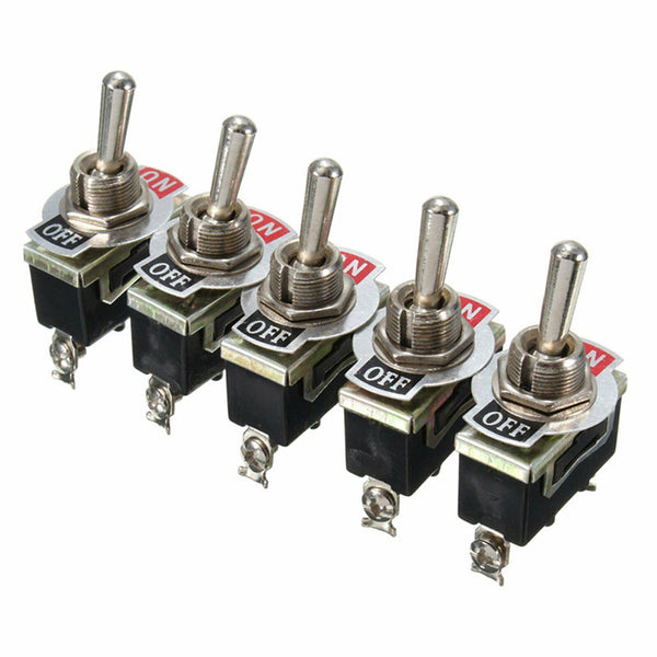 20x Waterproof Toggle Flick Switch 250V ON/OFF Car Dash Light Metal 12 Volt Boot