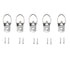 50Pcs Medium D-Ring Painting Picture Frame Hanger Hanging Hooks+Screw Silver AUS