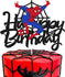 Spiderman cake topper classic superhero birthday cake decoration