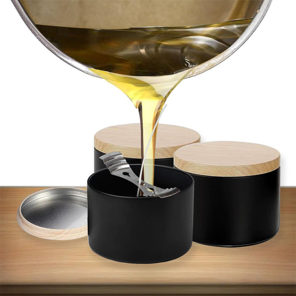 4OZ Candle Making Tins Candle Jars Metal For Wax Soy Making Container