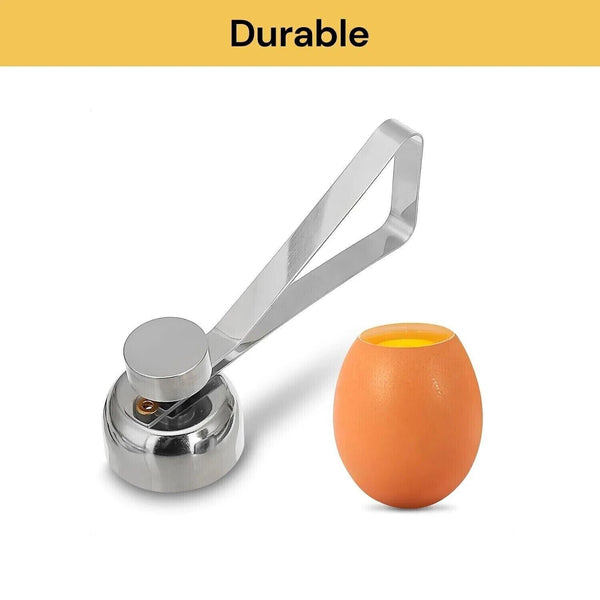 Stainless Steel Egg Shell Opener Cutter Cracker Boiled Egg Separator Topper Tool