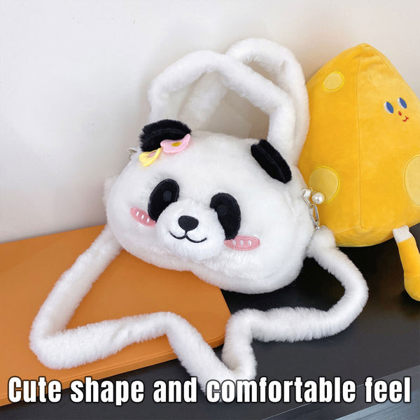 Cute Panda Plush Crossbody Bag | Kids Shoulder Purse for Girls & Travel Gifts