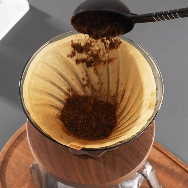 500 Pack 102 Coffee Filter Papers – Natural Disposable Drip Filter Paper for Pour Over Coffee