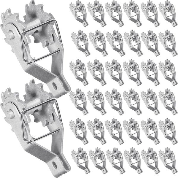 2pcs Inline Ratchet Wire Strainer Tensioner | Heavy Duty Galvanised Fence Wire Tightener