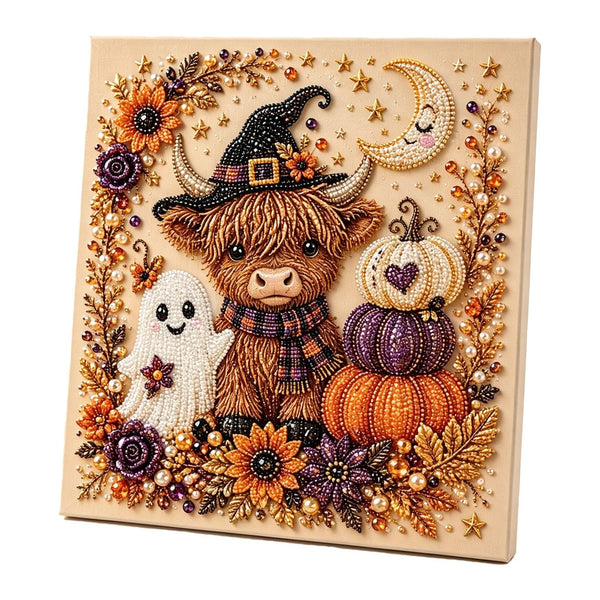 Halloween Ghost Pearl Art DIY Kit 3D Diamond Painting Craft Home Decor Gift