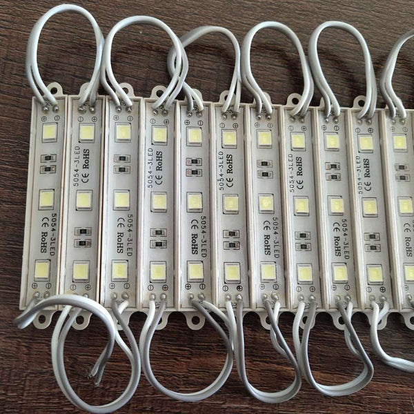 20x 12V Modules 5054 SMD LED Strip Light Waterproof Module Camping Boat Caravan