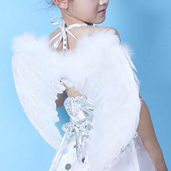 30cm x 45cm Feather Wing Wings Angel Fairy Kid Fancy Dress Costume Halloween New