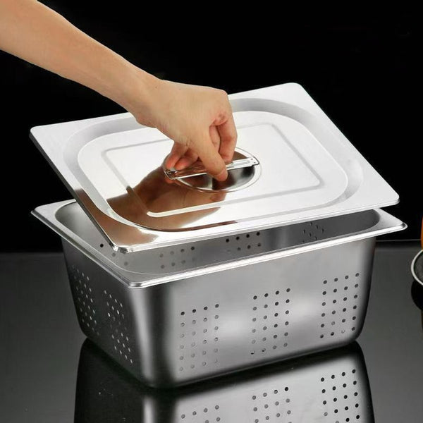 Perforated Buffet Pan Steam Table Pan Gastronorm Pan Perforated Steamer Pan New