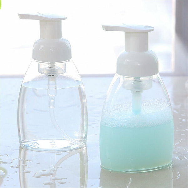3Pcs 250ml Hand Empty Bottle Refillable plastic Soap Foam Dispenser Pump kitchen