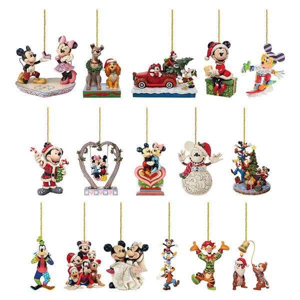Christmas Tree 2D Disney Acrylic Ornaments Xmas Pendants Hanging Kids Gift DecOD