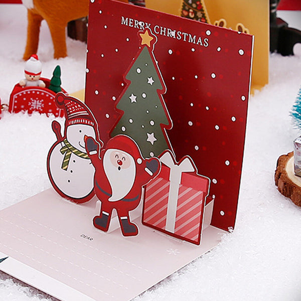 6 Pack 3D Pop Up Christmas Cards Pop Up Funny Christmas Greeting Cards