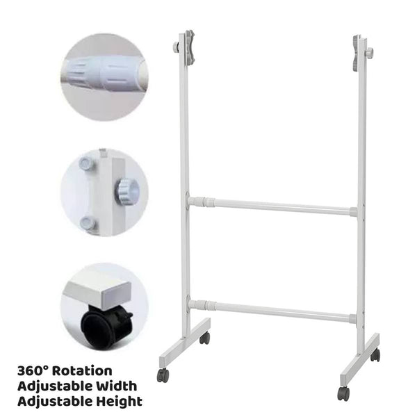 Mobile Whiteboard Stand Rolling Whiteboard Frame Office Whiteboard Stand Premium