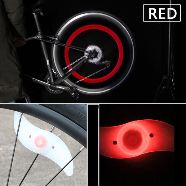 Bike Bicycle Wheel LED Cycling Spoke Wire Tire Tyre 3 Modes Flash Light Lamp