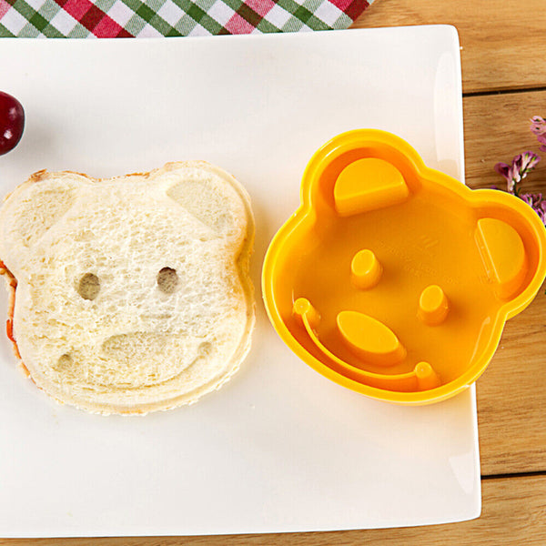 Bear Cake Maker Mould Bread Cookie Toast Sandwich Bento Tool DIY Cutter Mold
