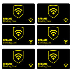 100PCS RFID Blocking Cards Anti Scan Credit Card Protector Wallet Shield