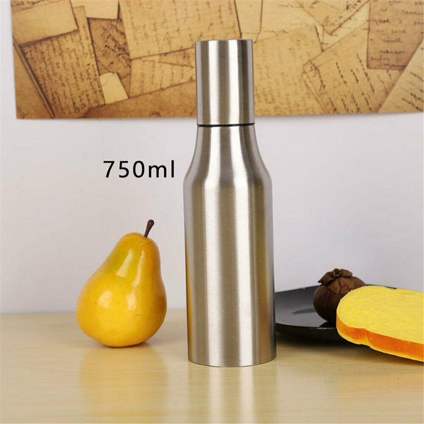 Kitchen Dispenser Bottle Stainless Steel Oil Vinegar 0.5/0.75/1L Leak-proof AUS