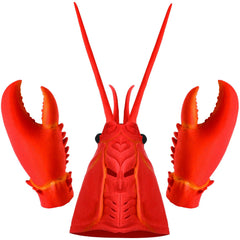 Funny Crab Lobster Claw Gloves and Headdress Set – Latex Cosplay Costume Party Accessories