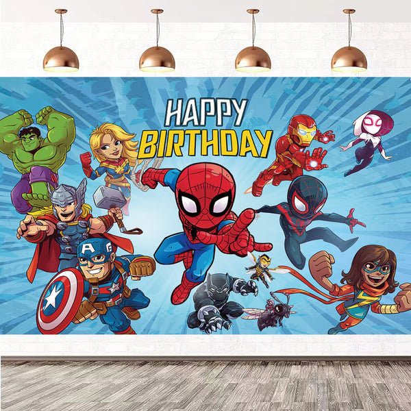 Spiderman And His Amazing Friends Tableware Party Supplies Birthday Decoration