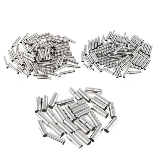 200pcs Copper Butt Splice Connectors Terminal Cable Crimp Solder 22-10 AWG AU