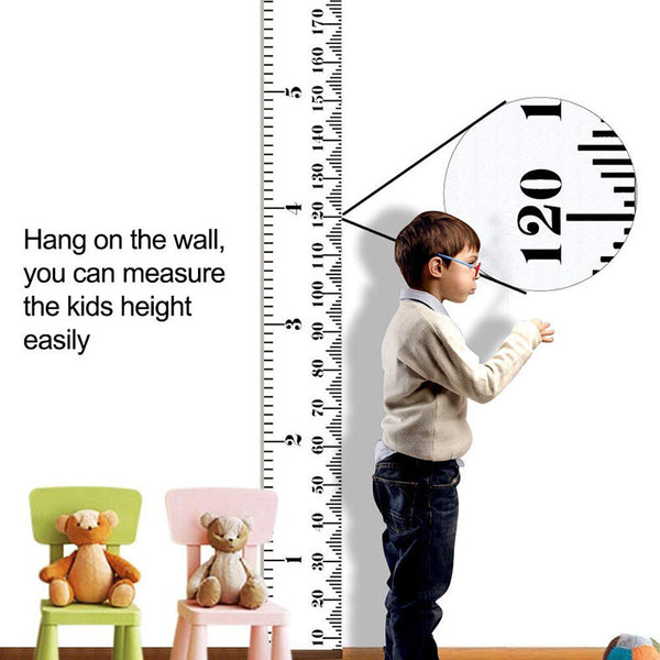 Kids Height Chart Wall Sticker Growth Measurement Ruler Nursery Wall Decal