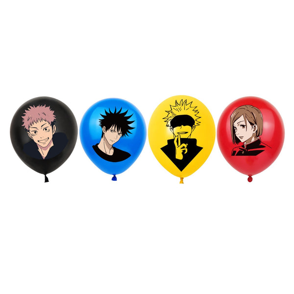 Kids anime theme party supplies full set overview
