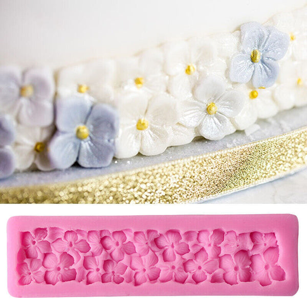 Flower Silicone Fondant Mould Cake Decorating Sugarcraft Chocolate Baking Mold A