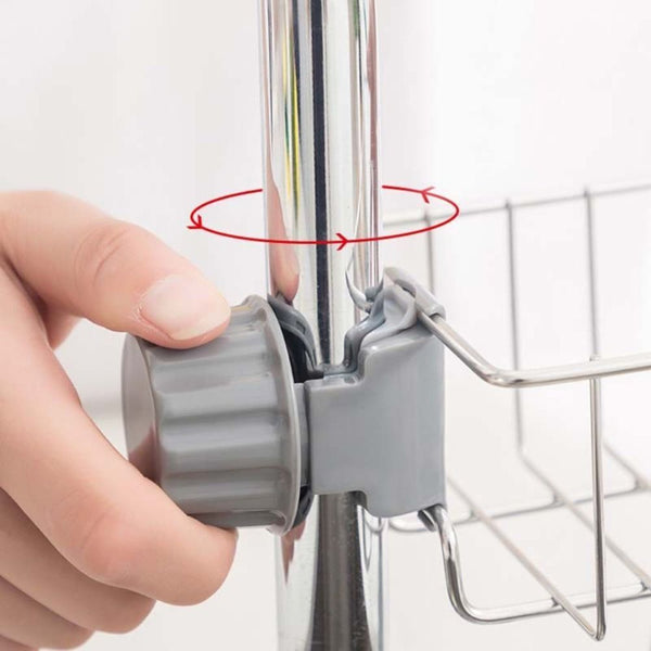Home Kitchen &Bathroom Faucet Sink Sponge Hanging Tap Storage Holder Drain Rack
