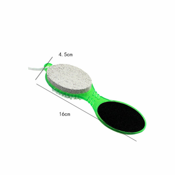 4 in 1 Scrub Remover Tool Exfoliate Health Foot Care Brush Pumice Stone