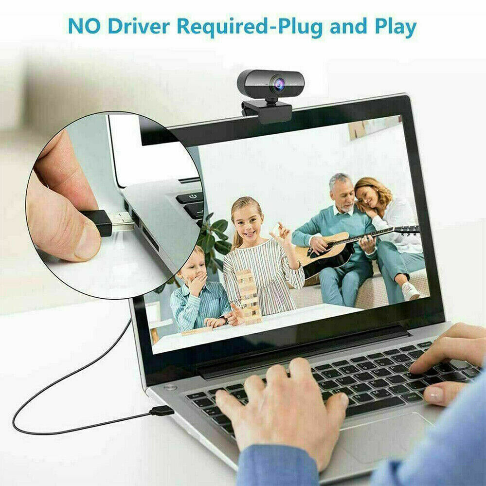 Camera Computer Built In Mac Computer PC Built-in Microphone Webcam Full HD 1080P USB Laptop We