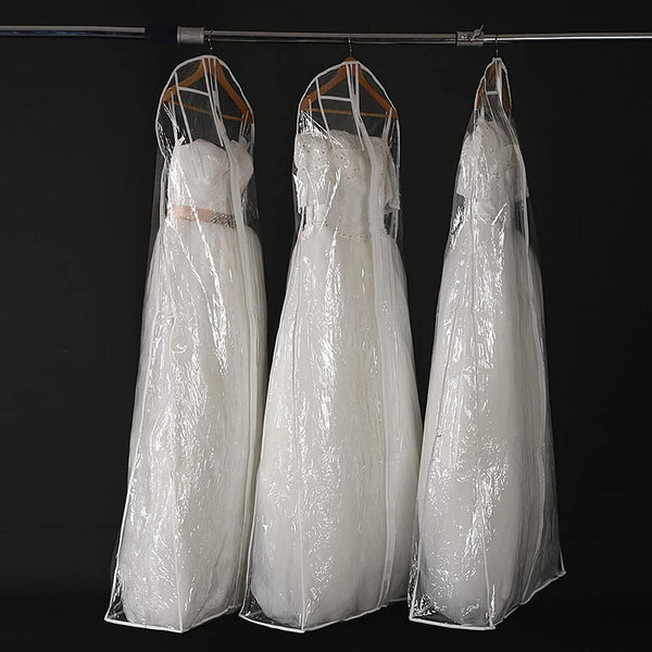 Bag Dustproof Clear Garment Cover Clothes Dress Suit Clothes Coat Protector PVC