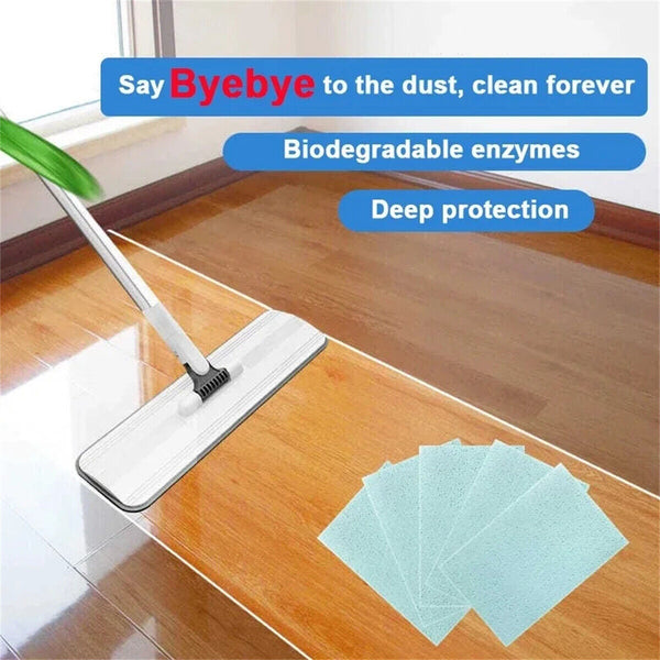 10X Floor Cleaning Sheet Dissolving Cleaning of floor tiles Deep-Cleansing  A