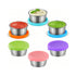 12pcs Stainless Steel Sauce Containers with Silicone Lids | Mini Airtight Food Storage Cups
