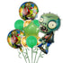 10pcs Plants VS Zombies Foil Balloon Set Party Supplies Kids Birthday Decoration